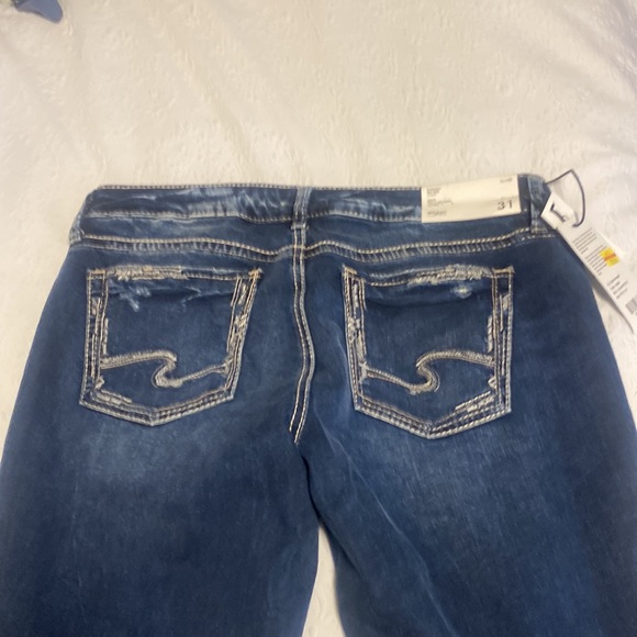 Silver brand new jeans never worn - Picture 2 of 5